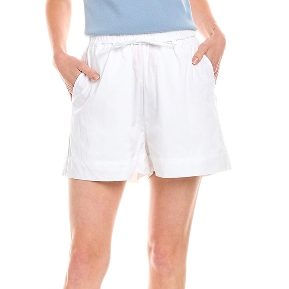 WEWOREWHAT NWT Tie waist shorts in White Size L - Picture 1 of 5